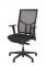 987SZ Bureaustoel zwart stof/zwart mesh  6480
